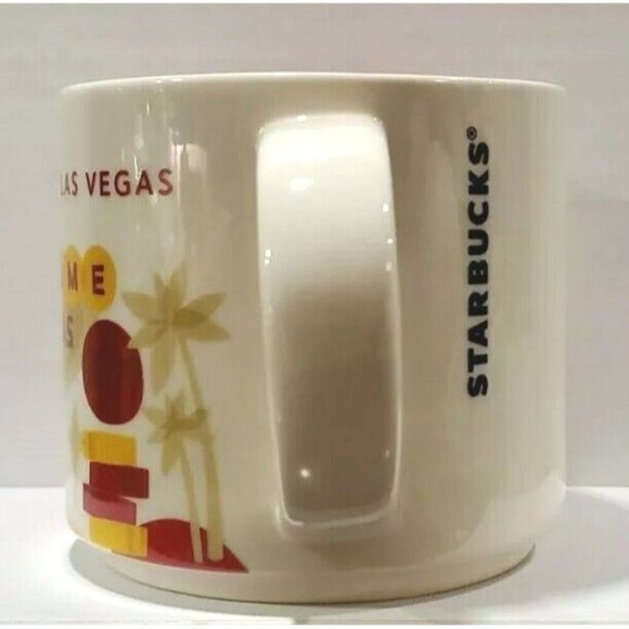 Starbucks Welcome to LAS VEGAS You Are Here City Mug 2014 Collection 14oz Coffee - Picture 2 of 7